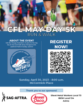 CFL to Host Inaugural May Day 5K on Chicago's Lakefront Trail - Chicago ...